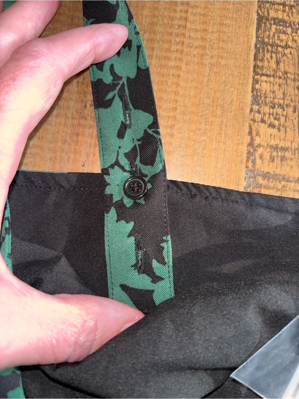 41 Hawthorn Green Floral Sheath Midi Dress green black Square Neck size 10 nwt! - Picture 9 of 15